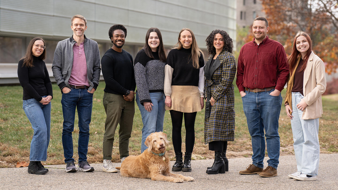 2024 Baby Lab members outside PNI building