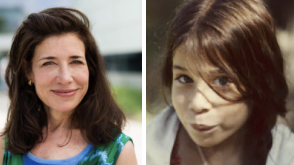 Adele Goldberg as adult and child