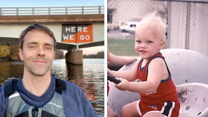 Casey Lew-Williams as adult and toddler