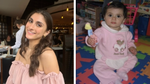 Isabella Stahlman as adult and toddler