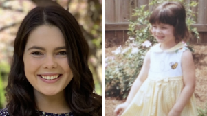 Kennedy Casey as adult and toddler