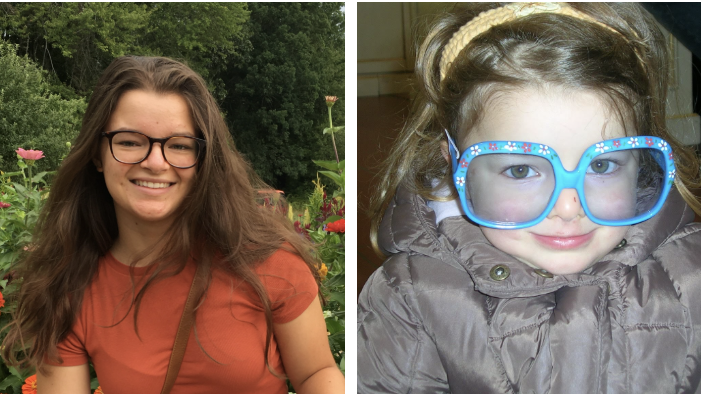 Picture of researcher now and as a baby